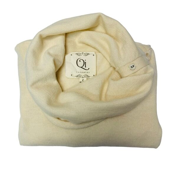 Qi Cowl Neck Cashmere Sweater Dress - Picture 13 of 14